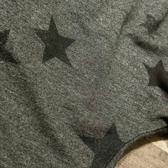 Kind Is Cool Charcoal with Black Stars Drop Crotch Pants - Picture 4 of 7